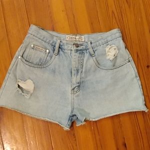 Zana.di High Waisted Distressed Denim Jean Shorts size 7